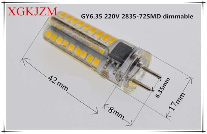  LED GY6.35 220 V 4 W Dimmable 2835SMD 72 beads ..